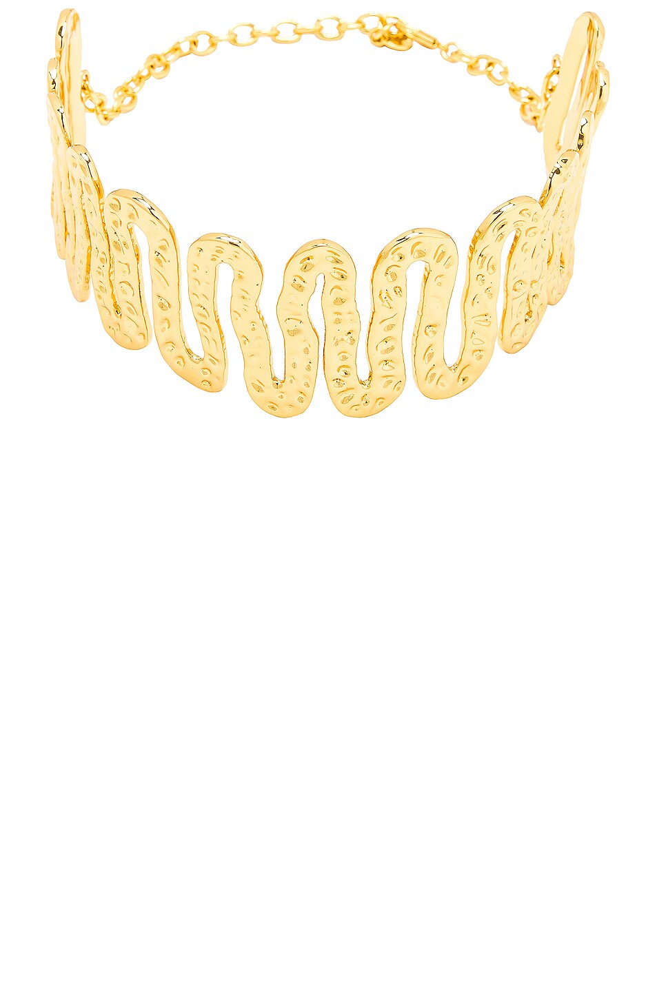 Image 1 of Cult Gaia Fahima Choker Necklace in Gold