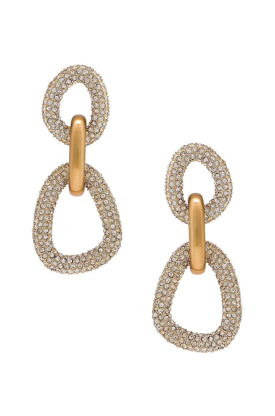 Image 1 of Cult Gaia Reyes Earrings in Gold Clear