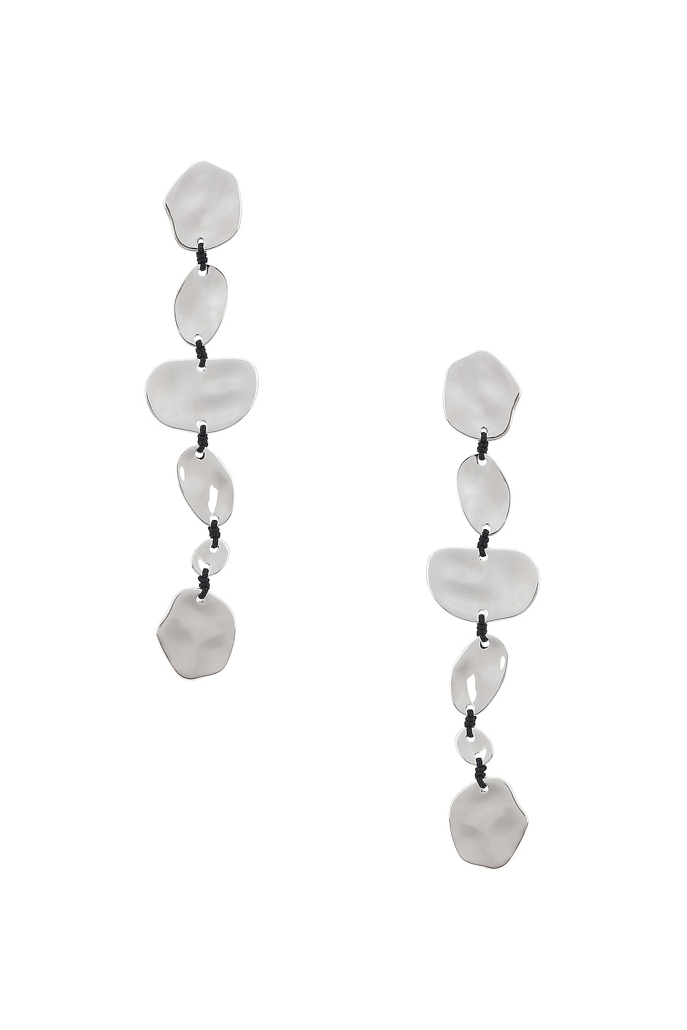Image 1 of Cult Gaia Val Earring in Shiny Silver