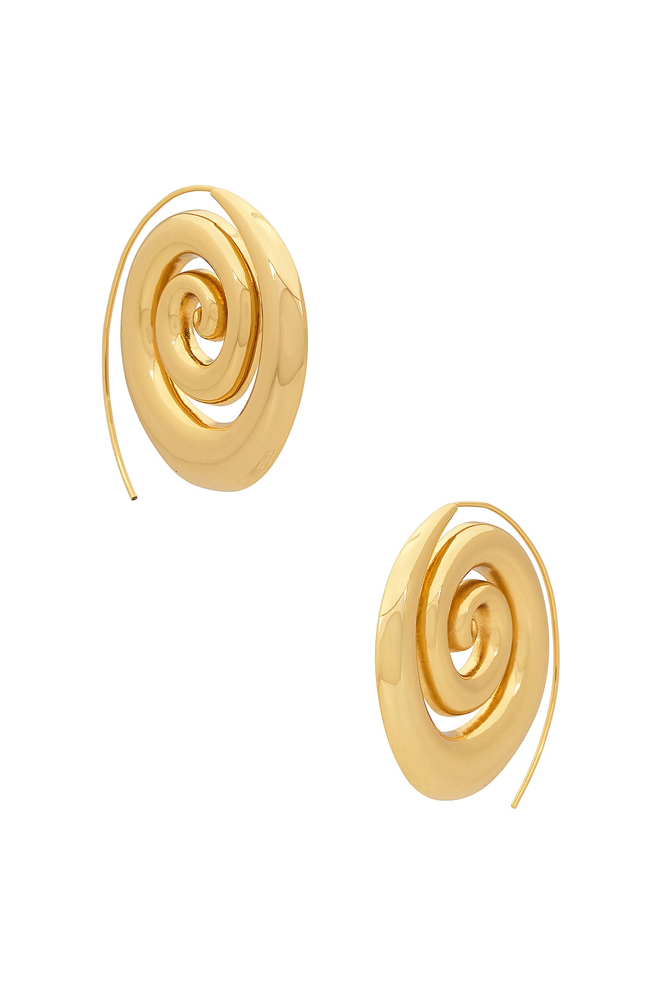Image 1 of Cult Gaia Cassia Earring in Shiny Brass