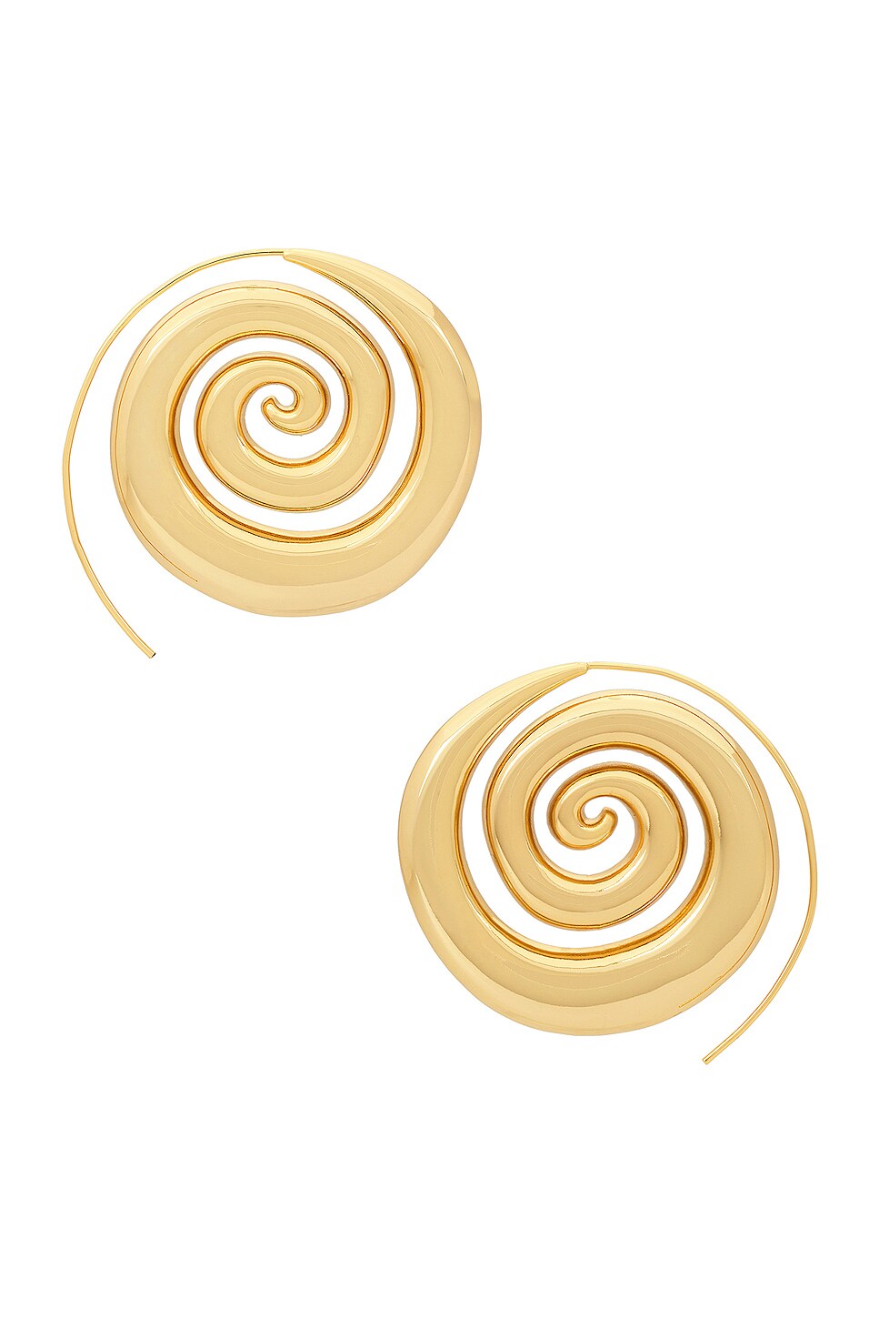 Cult Gaia Vera Earrings in Brushed Brass main image 0