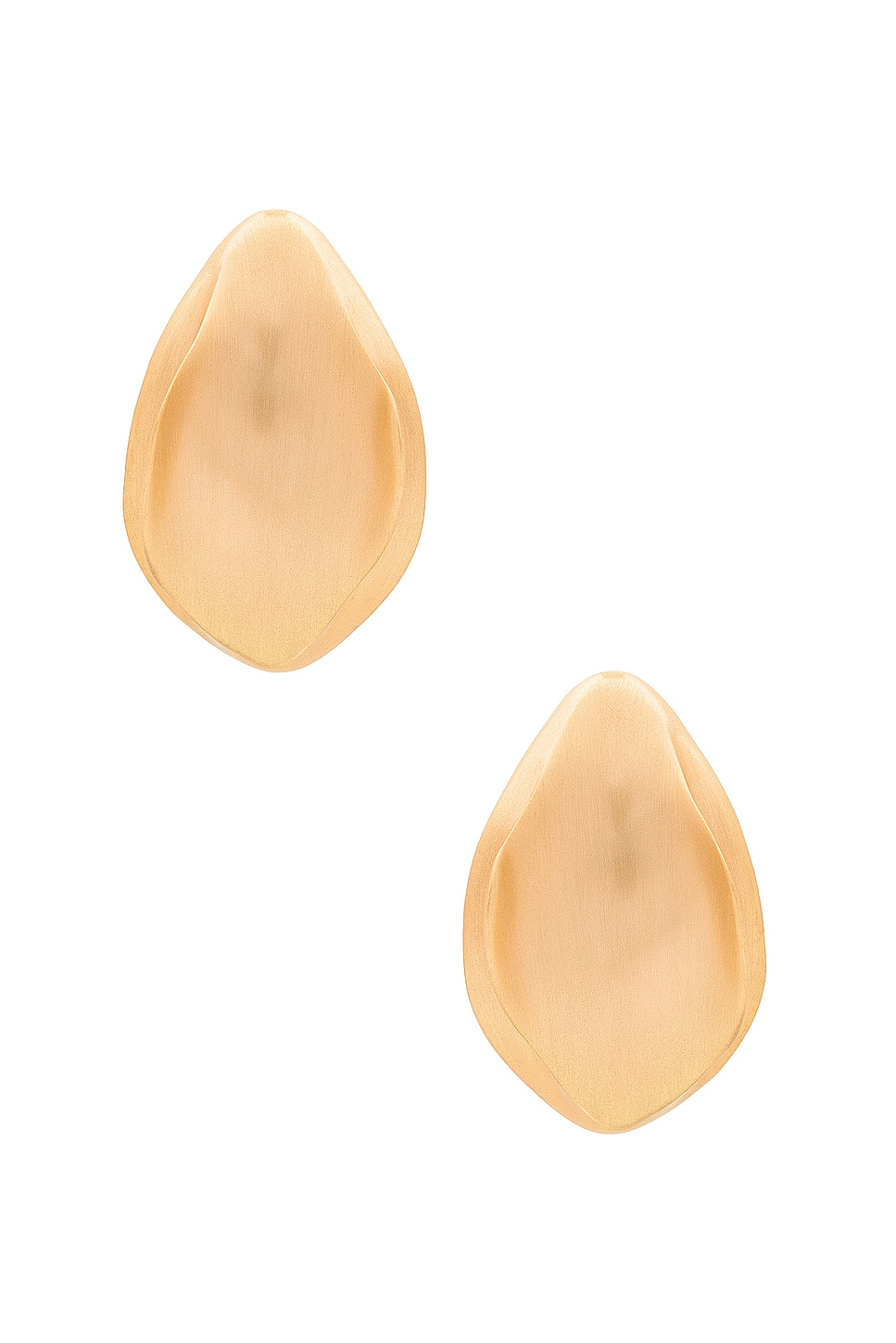 Image 1 of Cult Gaia Erin Earrings in Brushed Brass