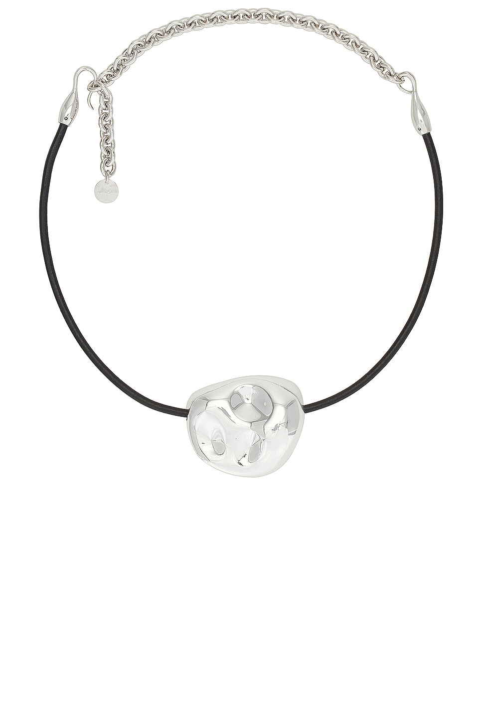 Image 1 of Cult Gaia Cleo Choker Necklace in Shiny Silver