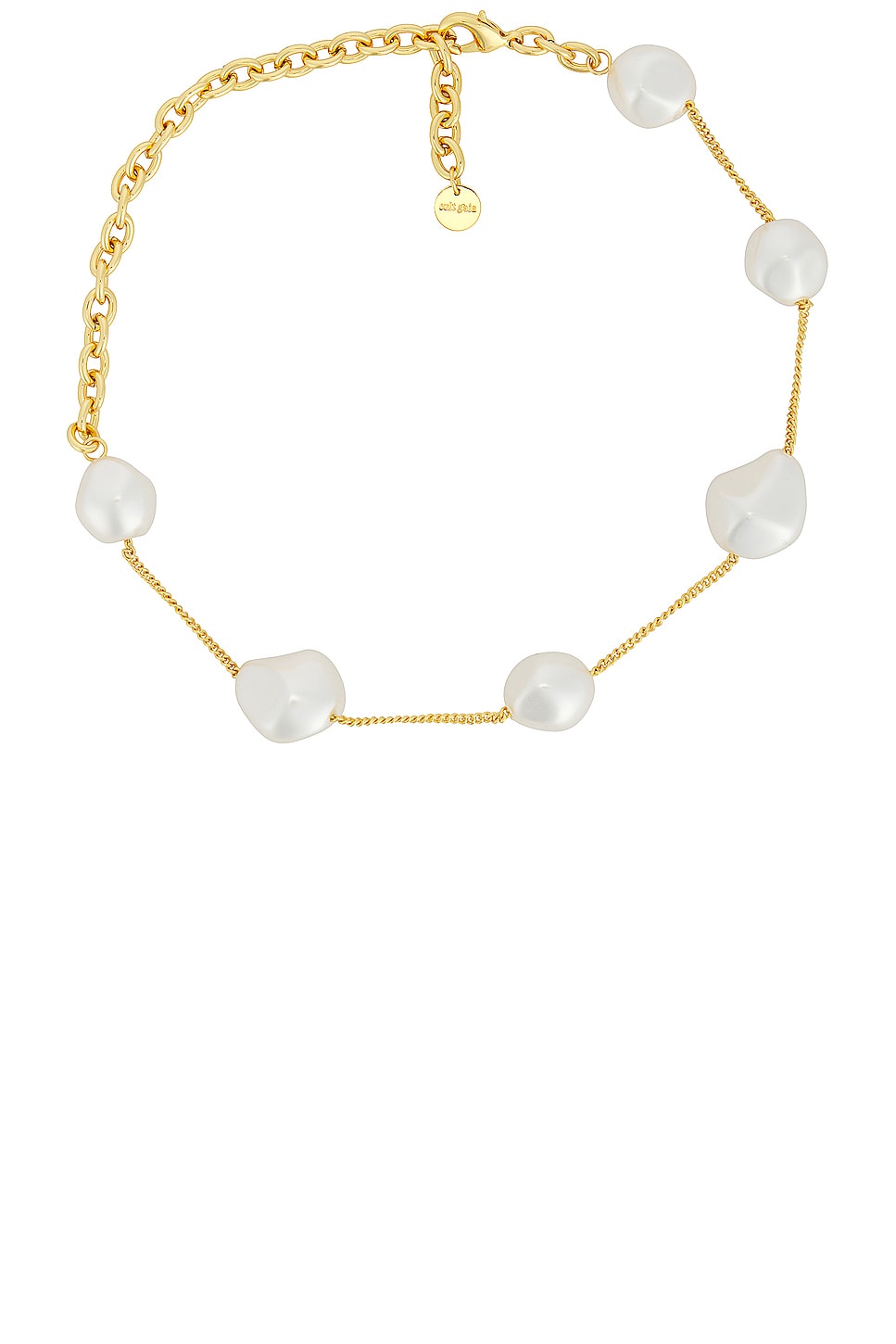Image 1 of Cult Gaia Andie Choker Necklace in Pearl