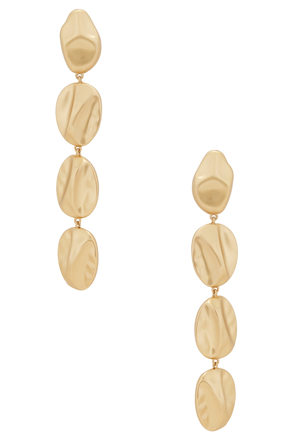 Image 1 of Cult Gaia Veda Earring in Brushed Brass