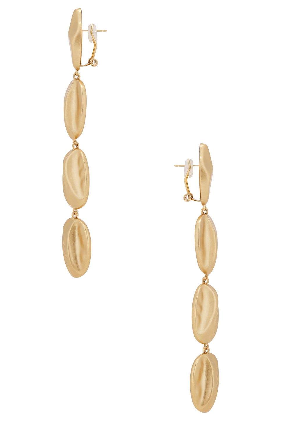 Shop Cult Gaia Veda Earring In Brushed Brass