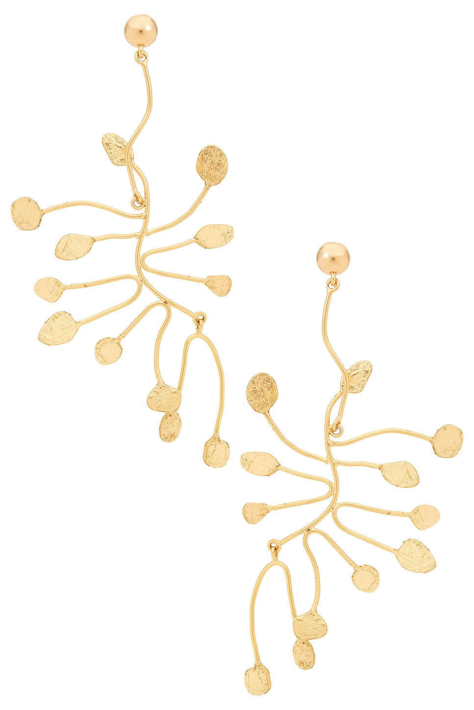 Ilaria Earring in Metallic Gold