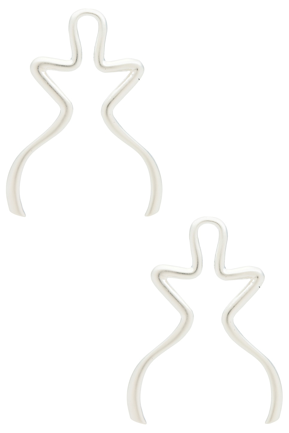 Valma Earring in Metallic Silver