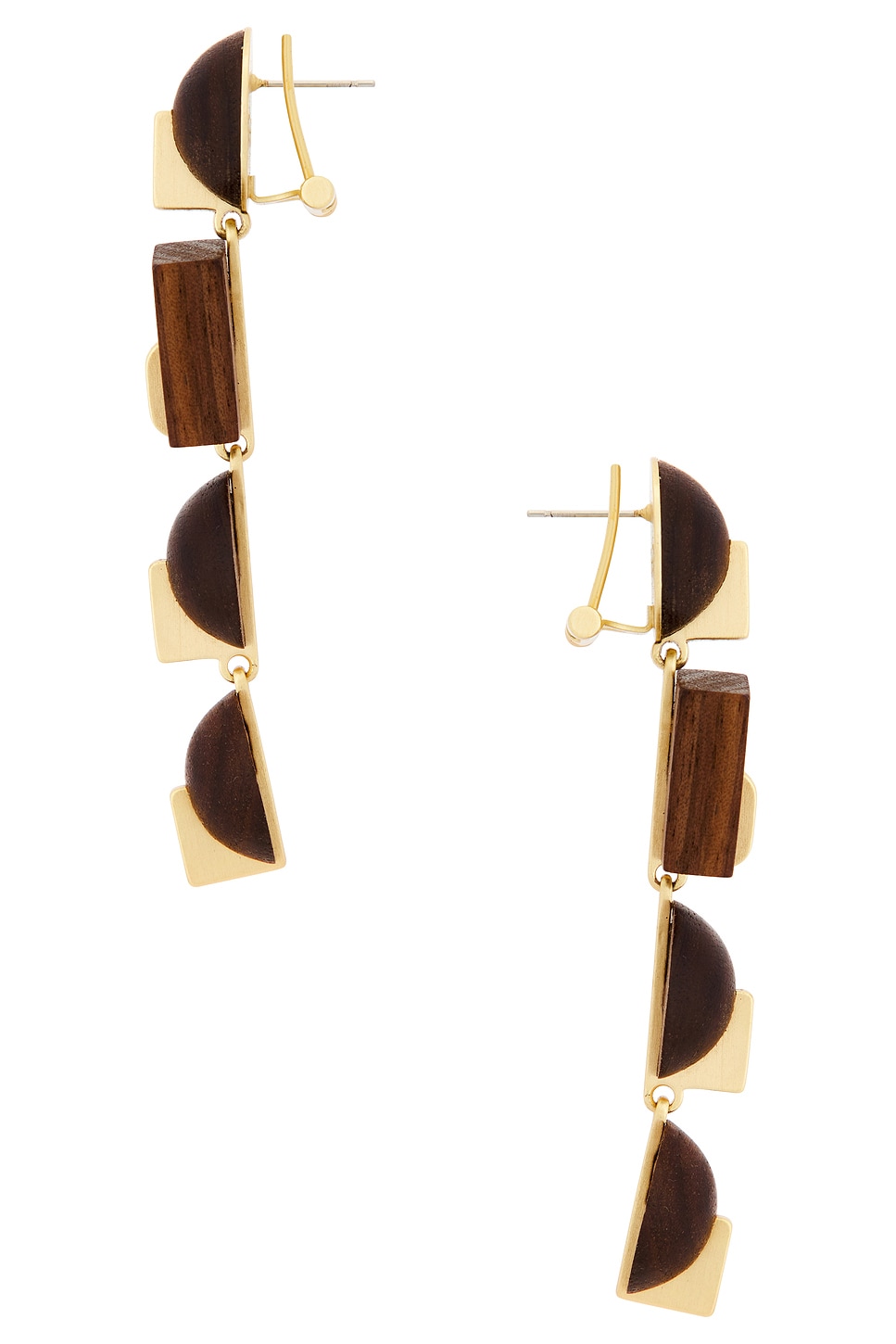 Cult Gaia Laguna Earring In Brown