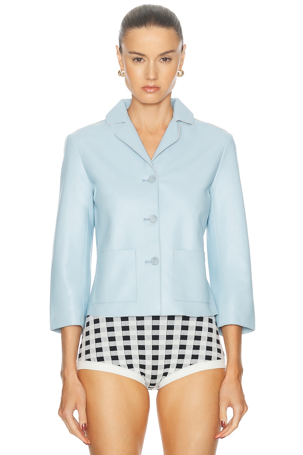 Image 1 of Cult Gaia Layton Blazer in Hydrangea