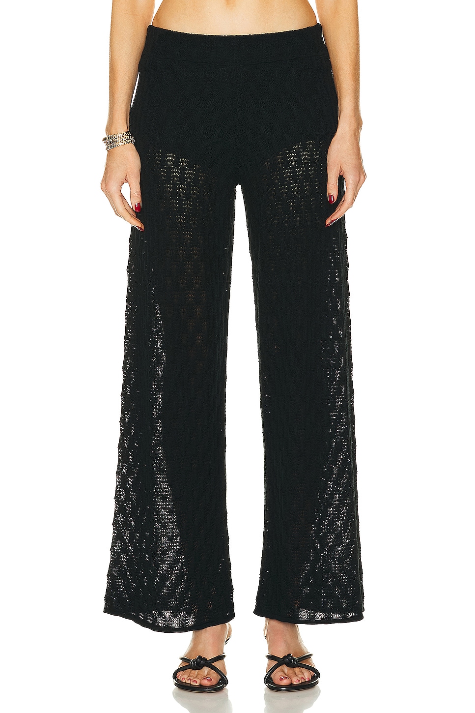 Image 1 of Cult Gaia Jayla Knit Pant in Black