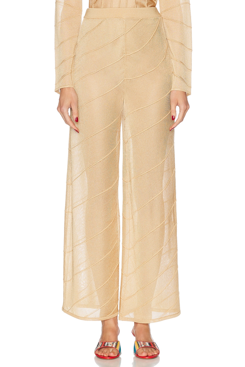 Parker Knit Coverup Pant in Neutral