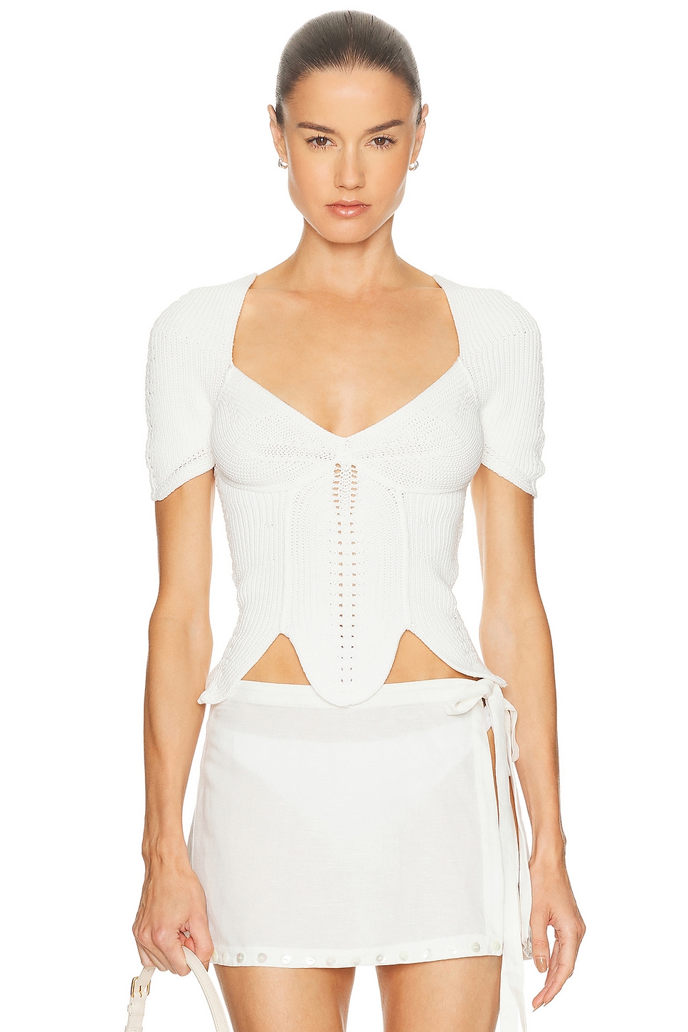 Image 1 of Cult Gaia Eliza Top in Off White