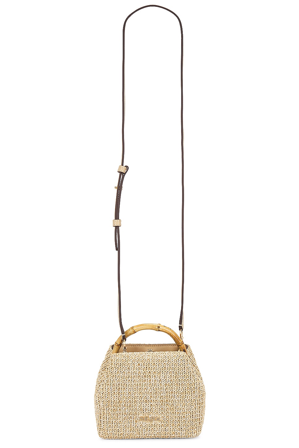 Solene Mini Crossbody Bag in Beige