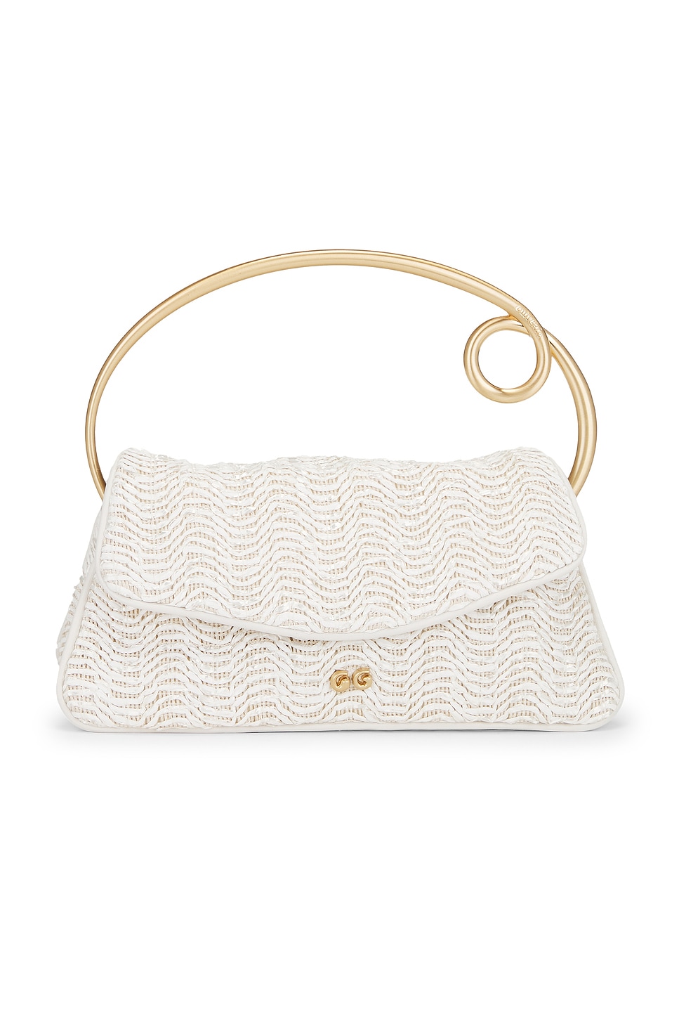 Emily Top Handle Bag in White