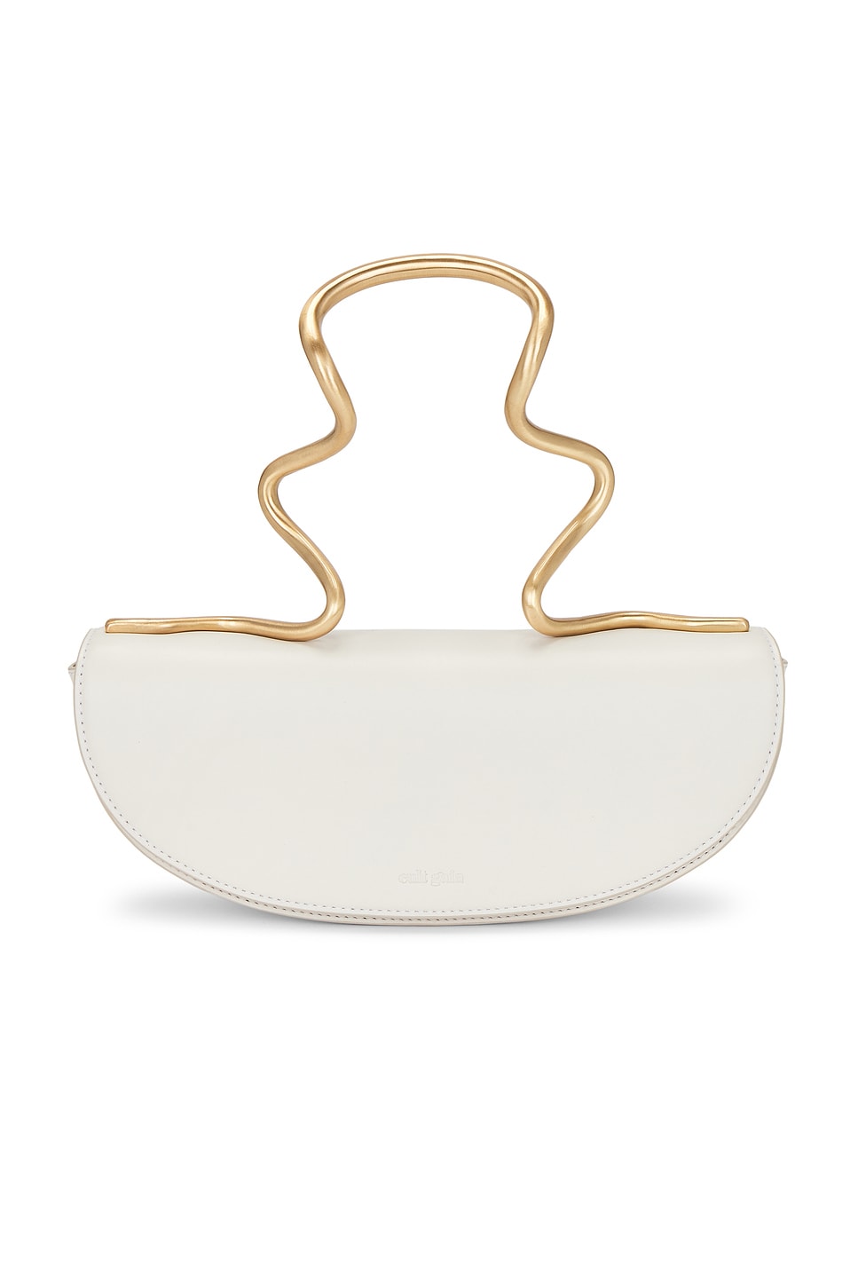 Ilaria Top Handle Bag in White