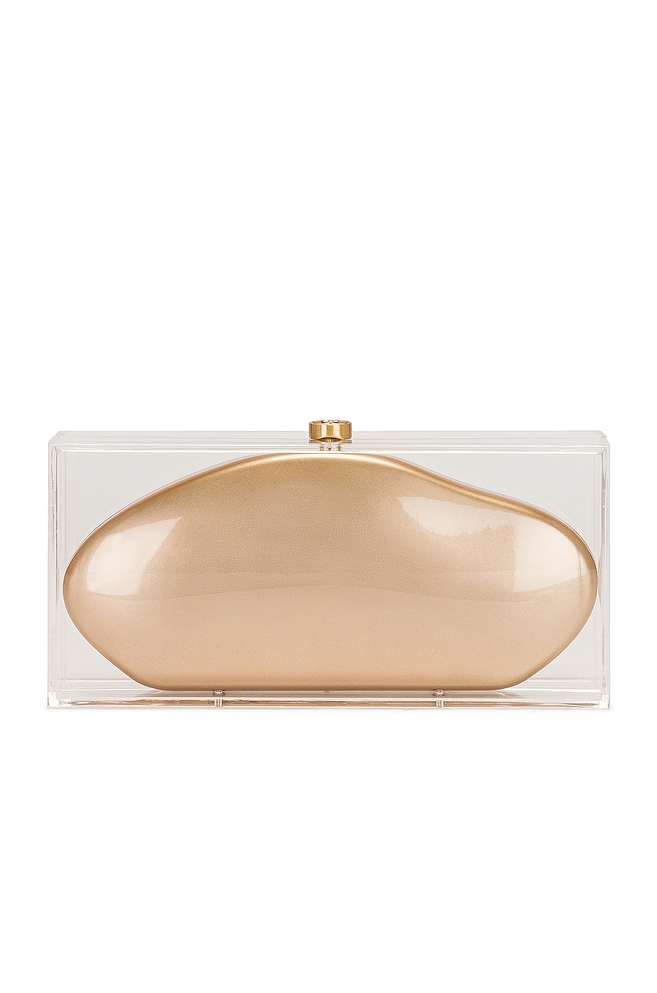 Annika Clutch in Metallic Gold