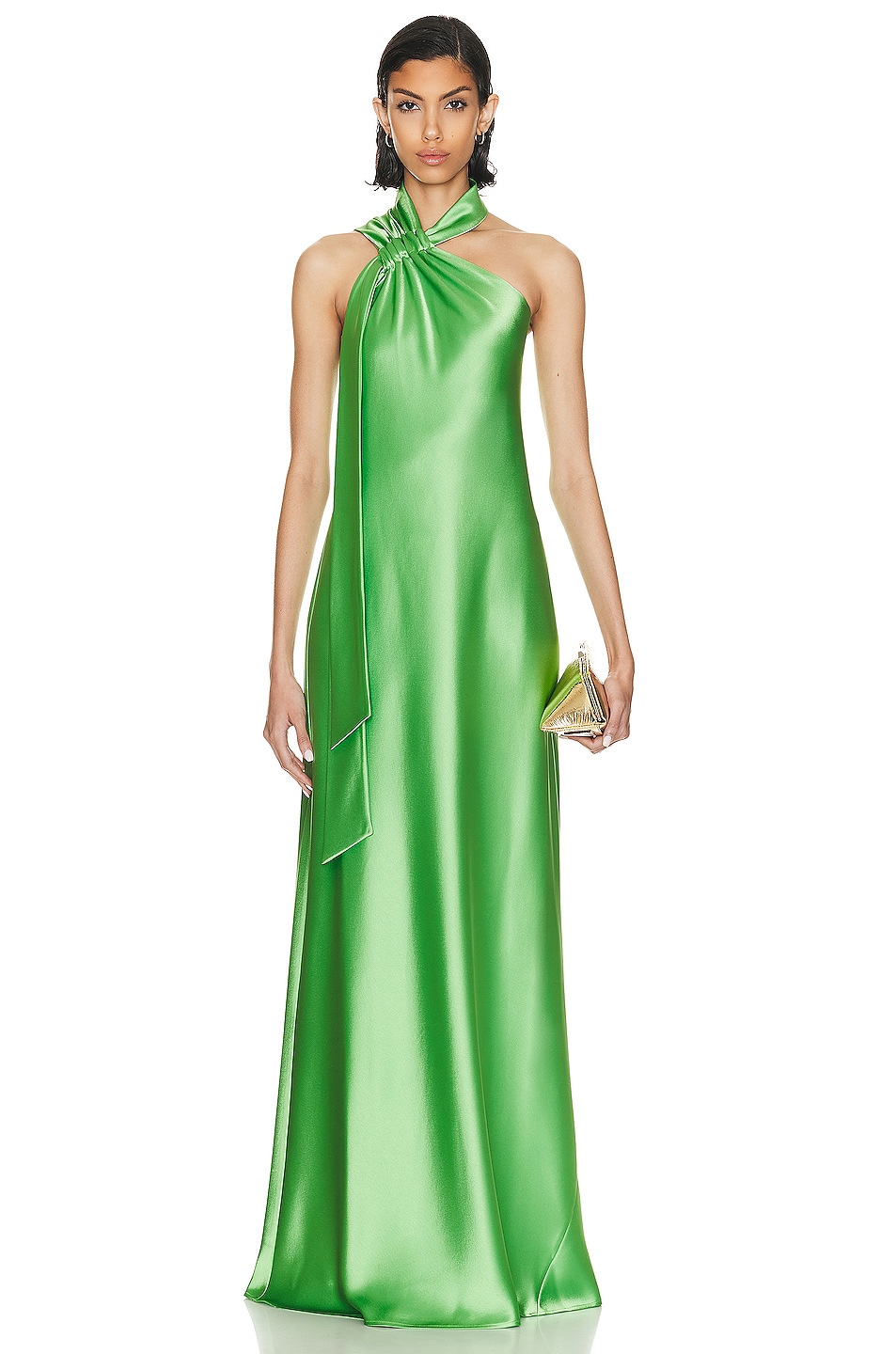 Image 1 of GALVAN Ushuaia Dress in Paris Green