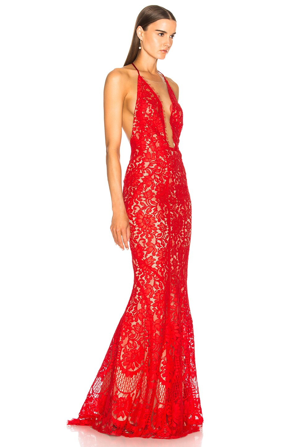 lava inspired gown