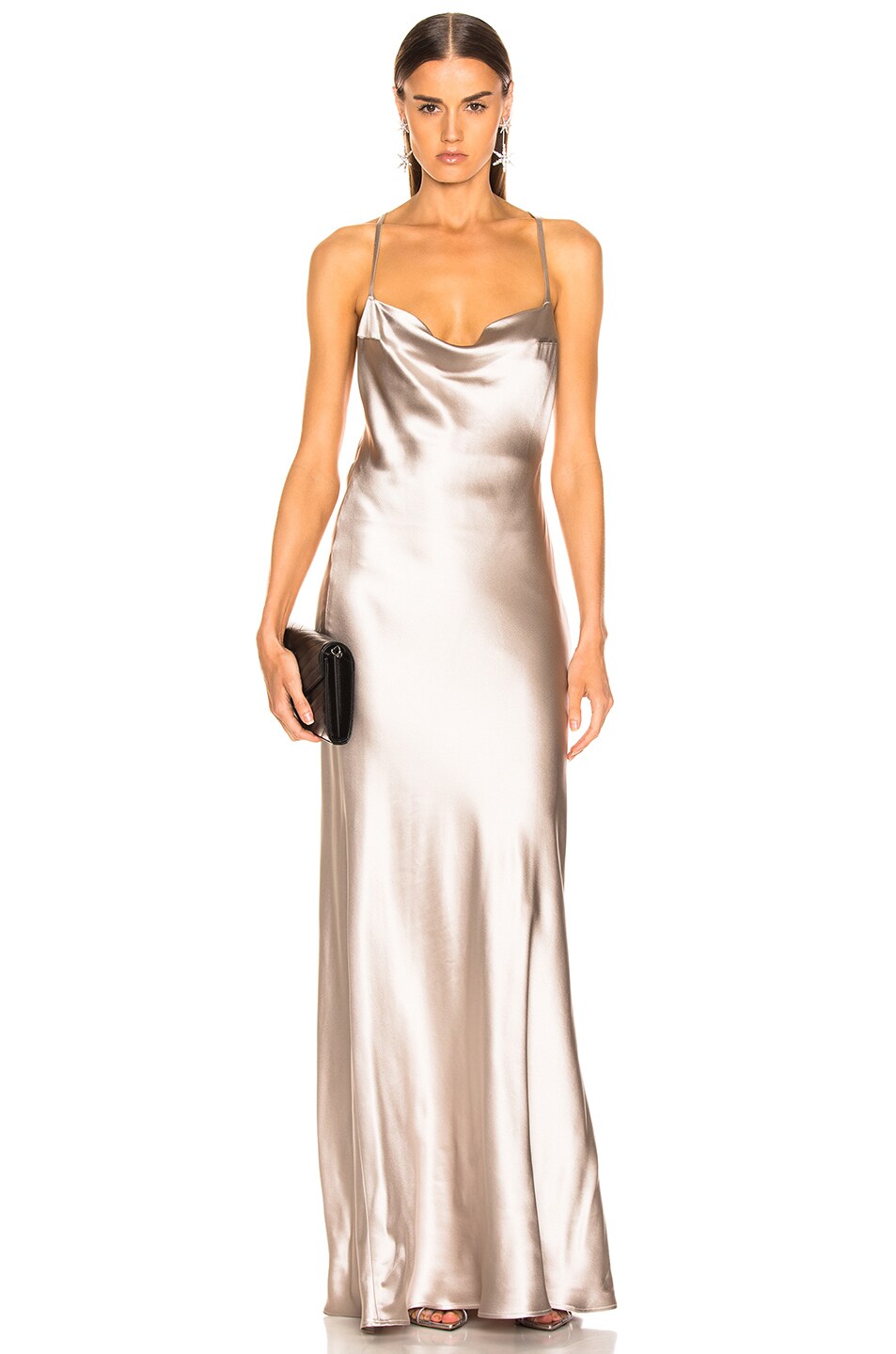 Image 1 of GALVAN Whiteley Dress in Platinum