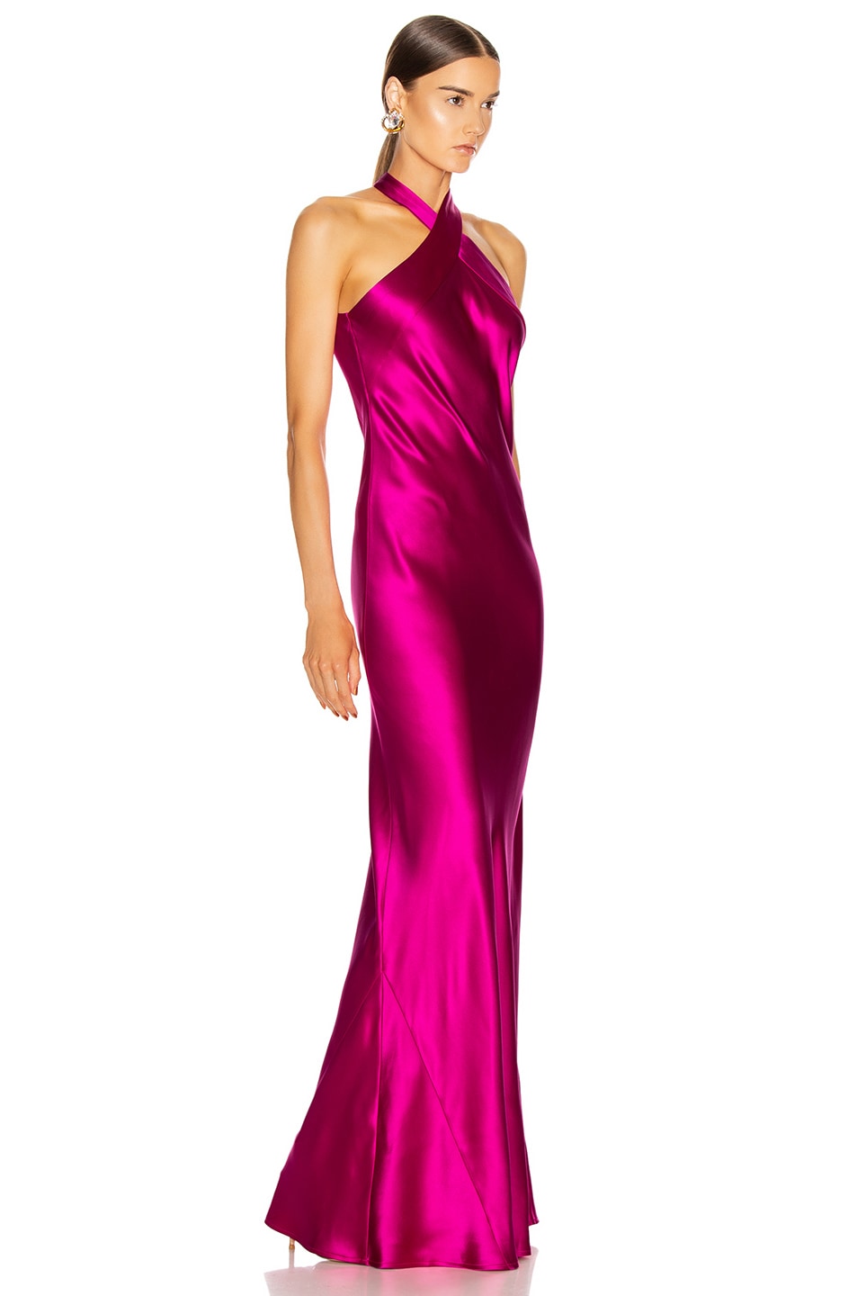 GALVAN Eve Dress in Fuchsia | FWRD