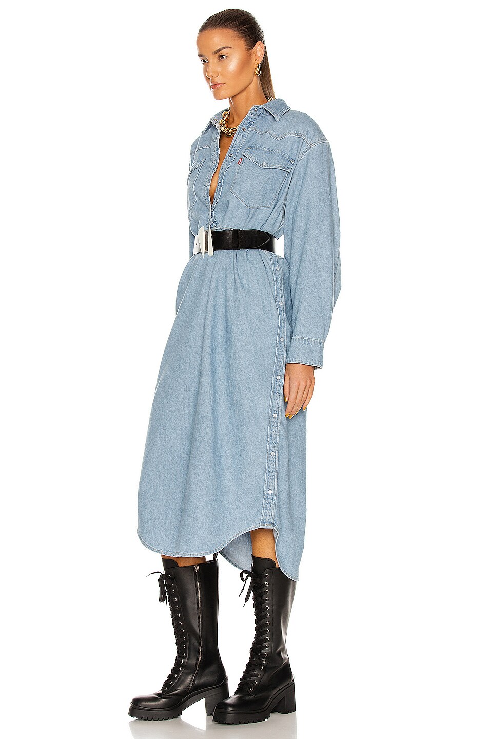 ganni x levi's dress