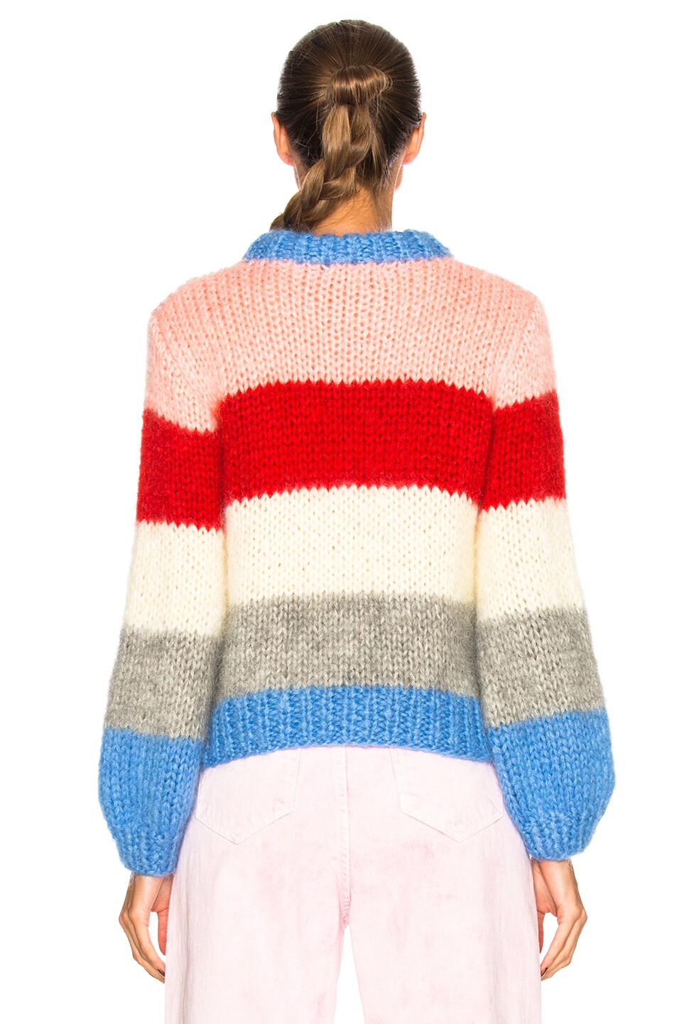 Ganni Julliard Mohair Sweater in Block Color | FWRD