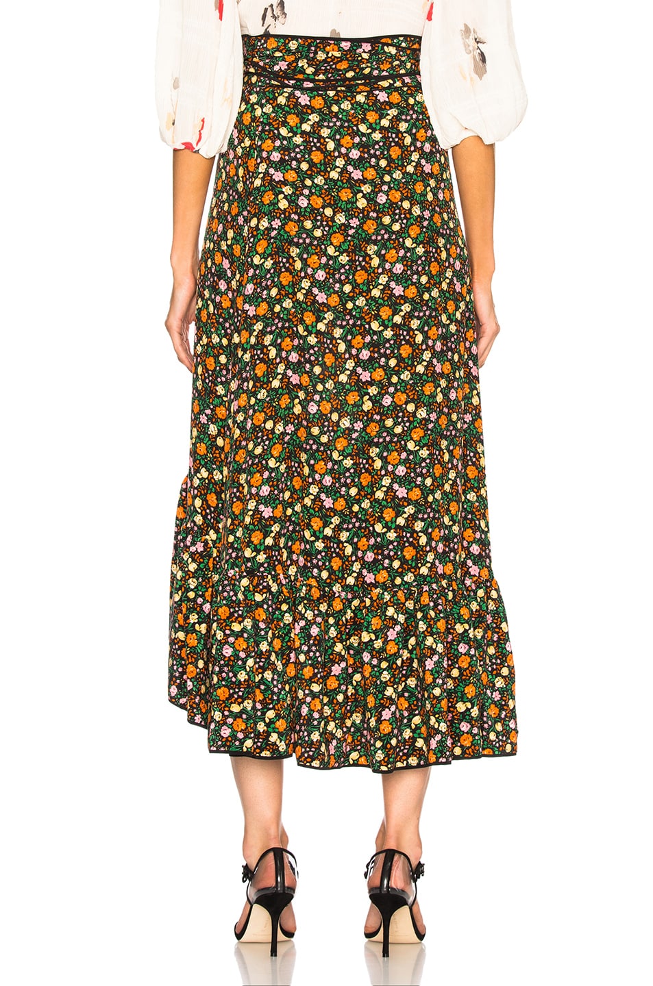 Ganni Joycedale Skirt In Multicolor Fwrd