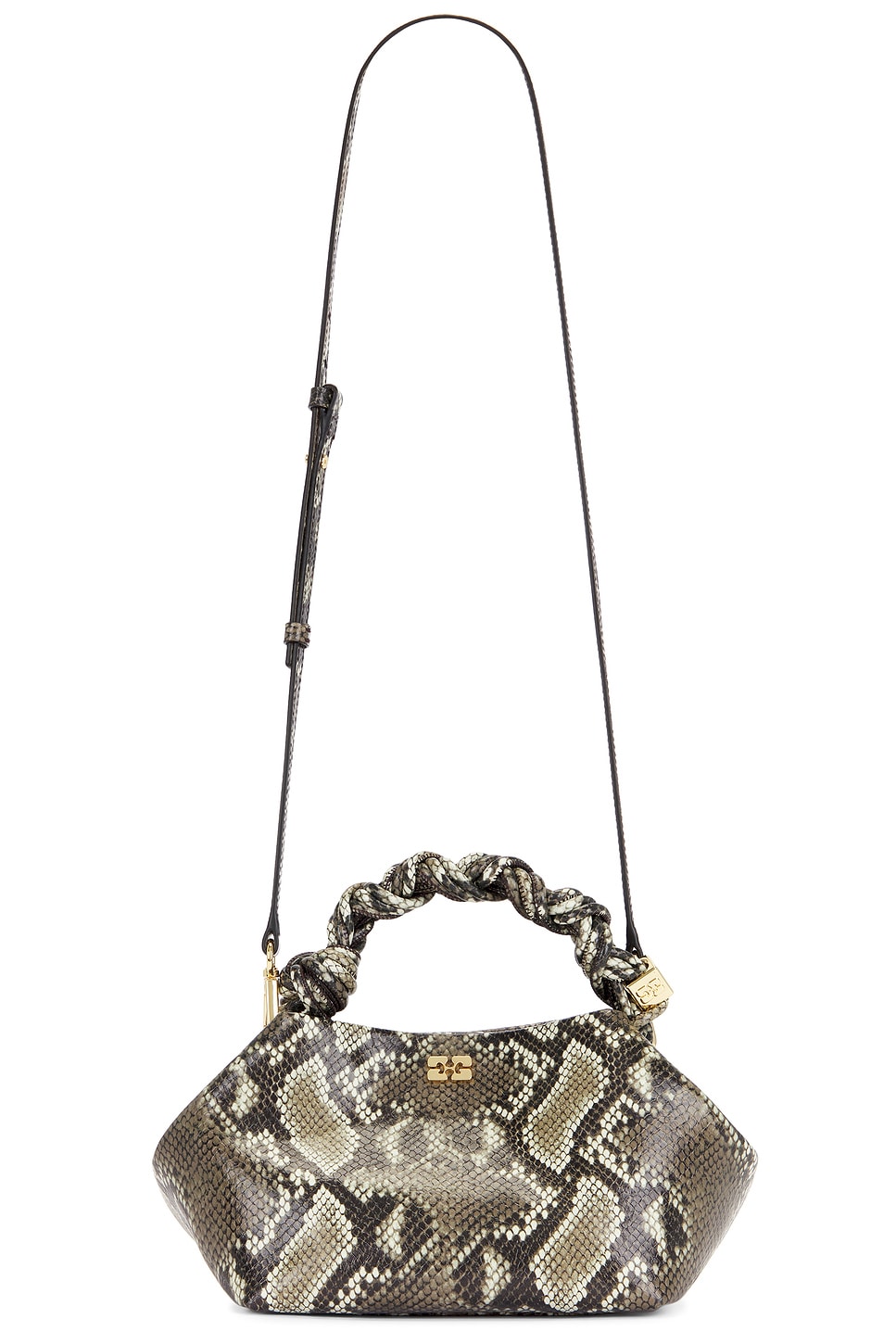 Small Bou Snake Bag in Beige