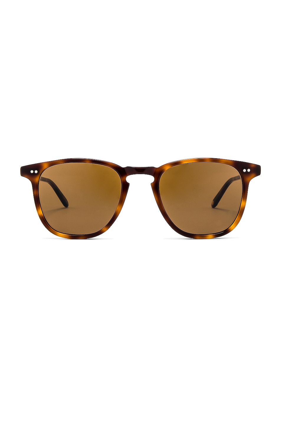 Image 1 of Garrett Leight Brooks 47 in Classic Brown Tortoise & Semi-Flat Pure Coffee