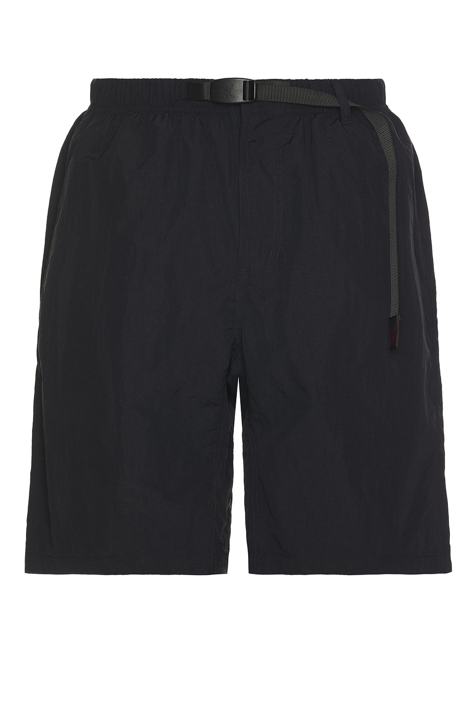 Nylon Loose Short in Black