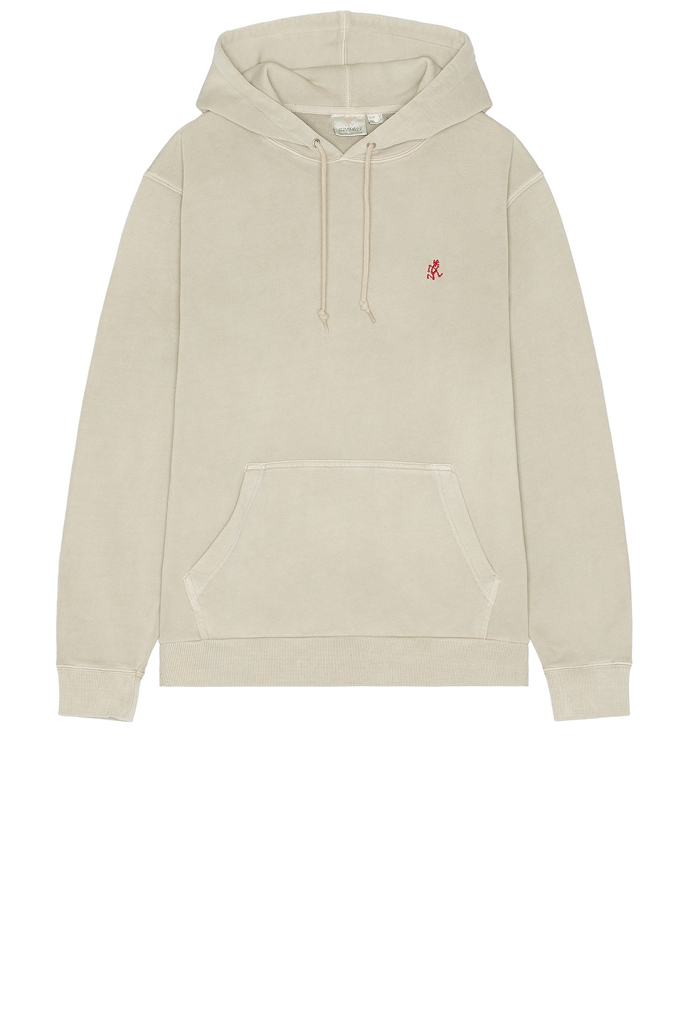 One Point Hooded Sweatshirt in Cream