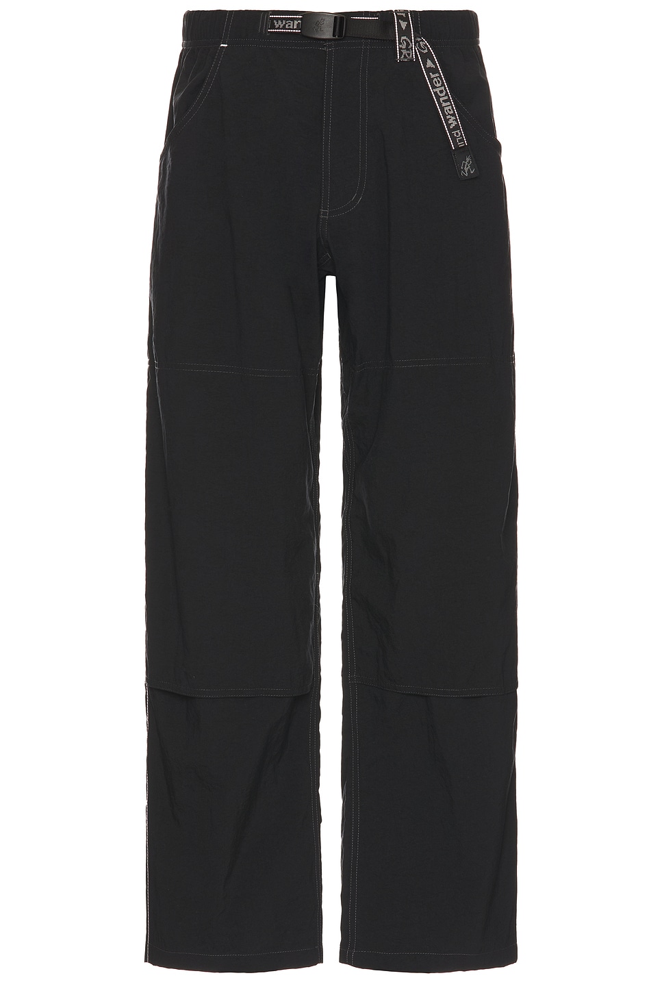 x and wander Nylon Double Knee Pant in Black