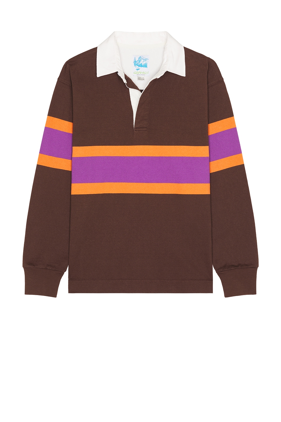 Image 1 of Gramicci Langdon Rugby Shirt in Stripe