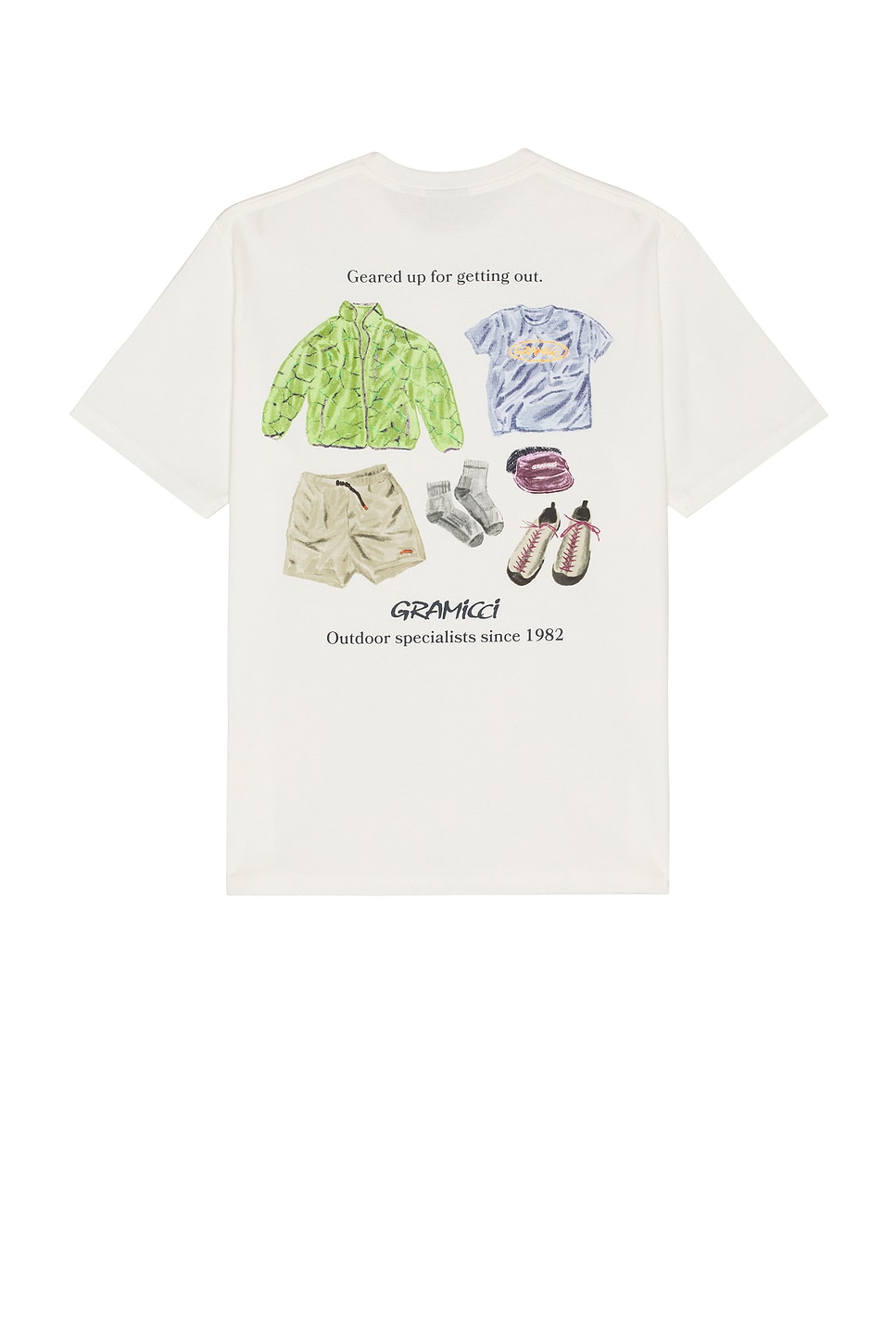 Geared Up Tee in White