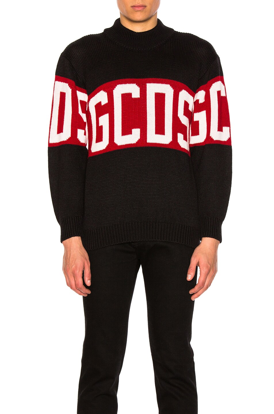 Image 1 of GCDS Knitwear Sweatshirt in Black