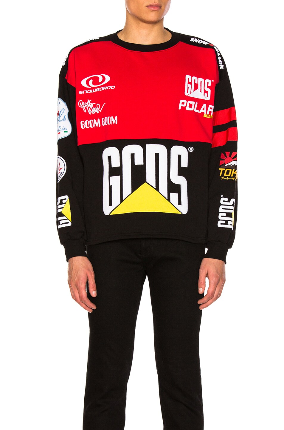 Image 1 of GCDS Sponsor Sweater in Black