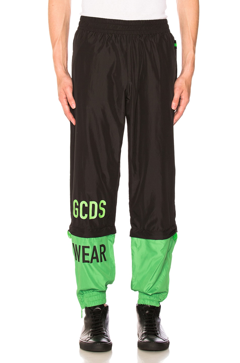 Image 1 of GCDS Technipants in Green