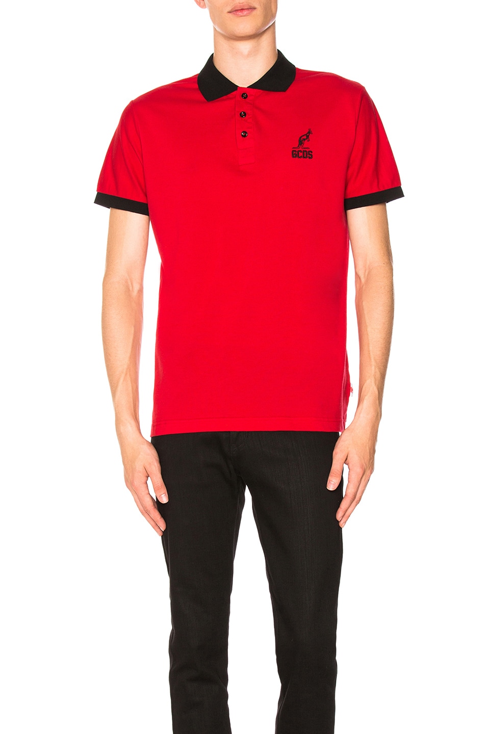 Image 1 of GCDS Polo in Red