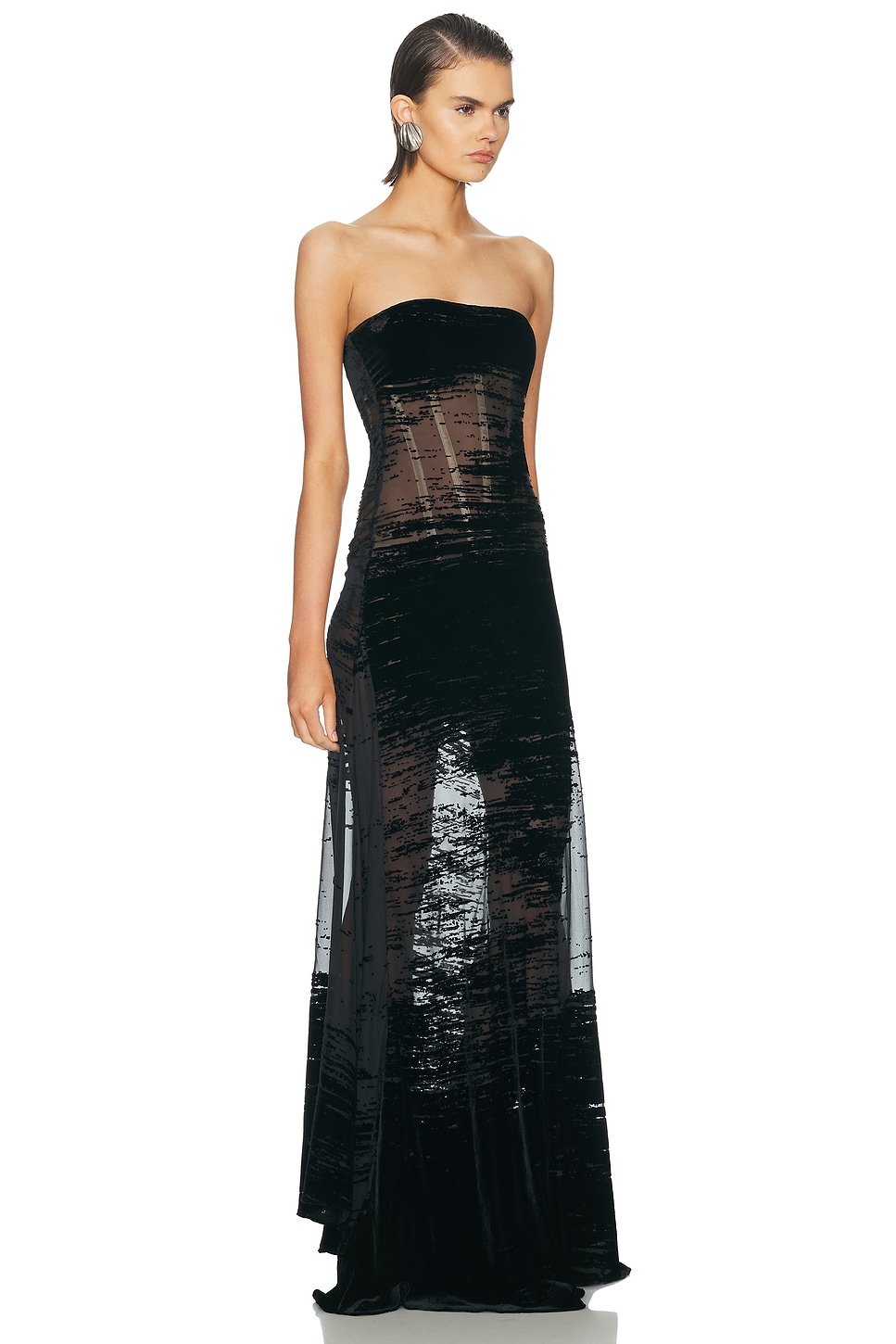 Grace Ling Corseted Glitch Gown | Thumbnail 2 Grace Ling Corseted Glitch Gown | Thumbnail 2