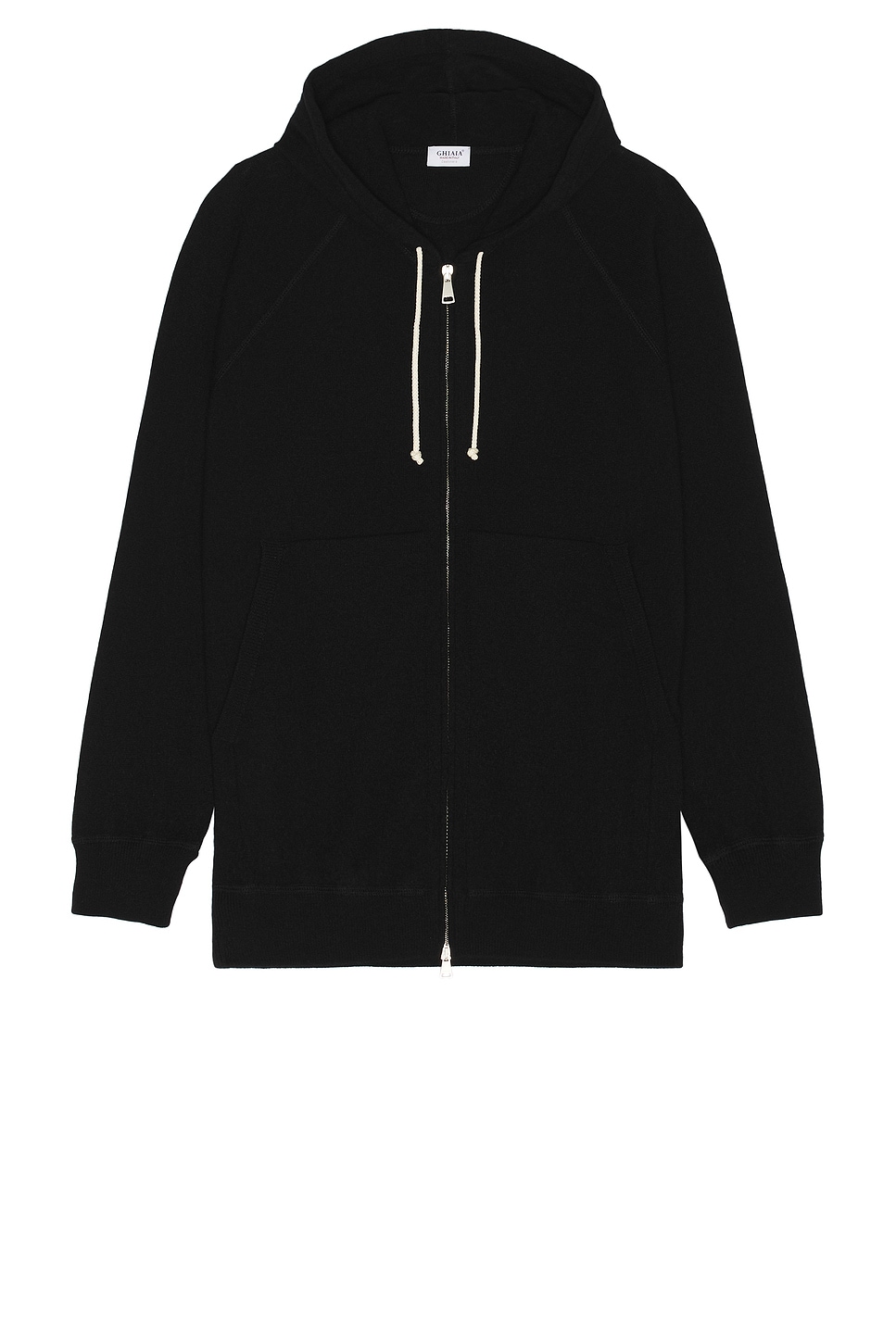 Hoodie Full Zip in Black