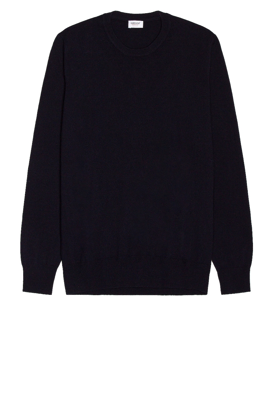 Image 1 of Ghiaia Cashmere Cashmere Crewneck in Navy
