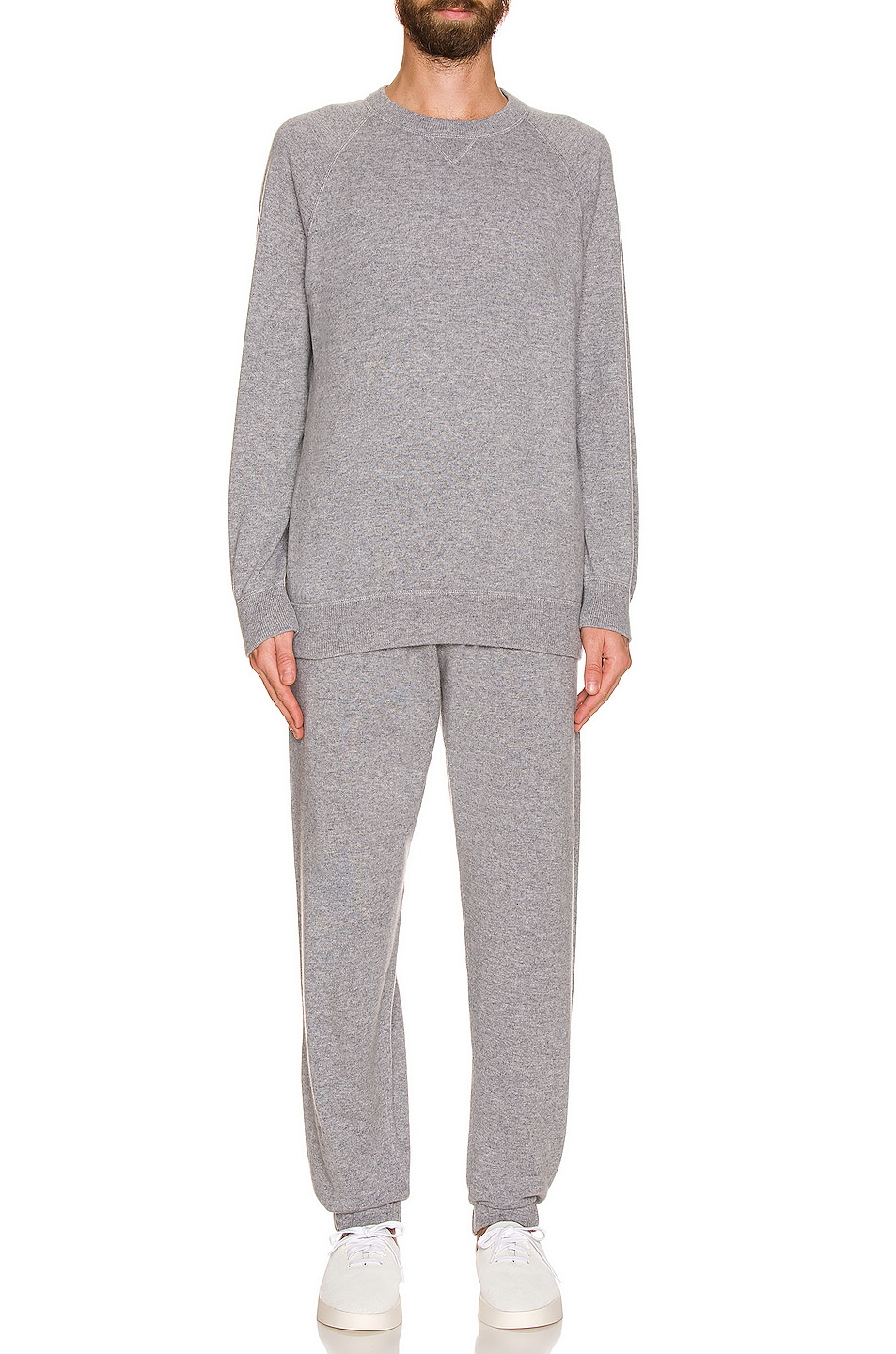 Image 1 of Ghiaia Cashmere Cashmere Sweat Pants in Grey