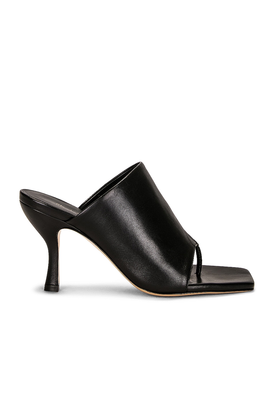 GIA BORGHINI x Pernille Teisbaek Flip Flop Mule in Black | FWRD