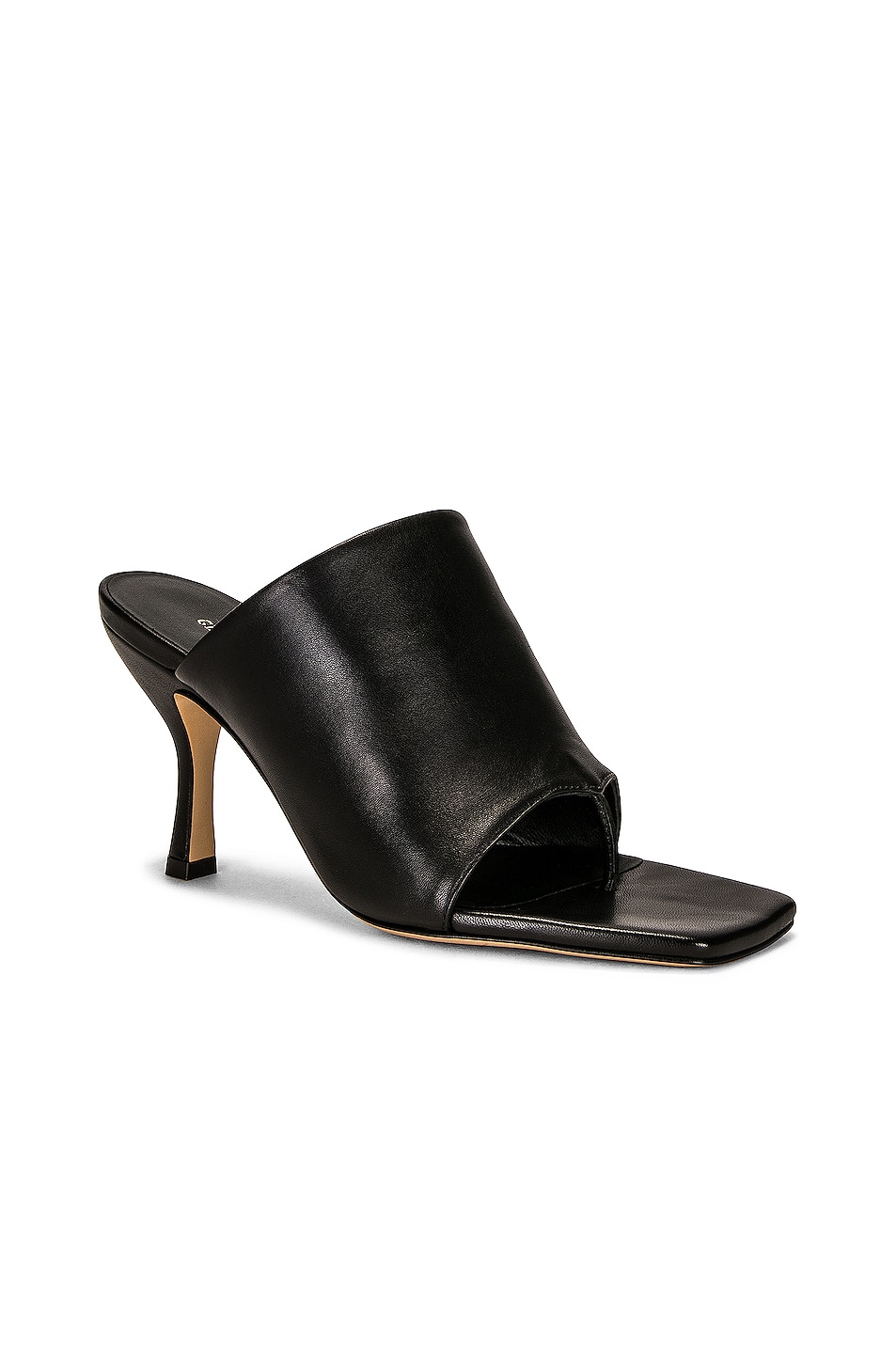 GIA BORGHINI x Pernille Teisbaek Flip Flop Mule in Black | FWRD