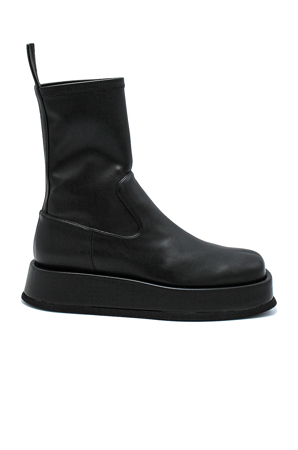 Image 1 of GIA BORGHINI x RHW Ankle Flat Boot in Black