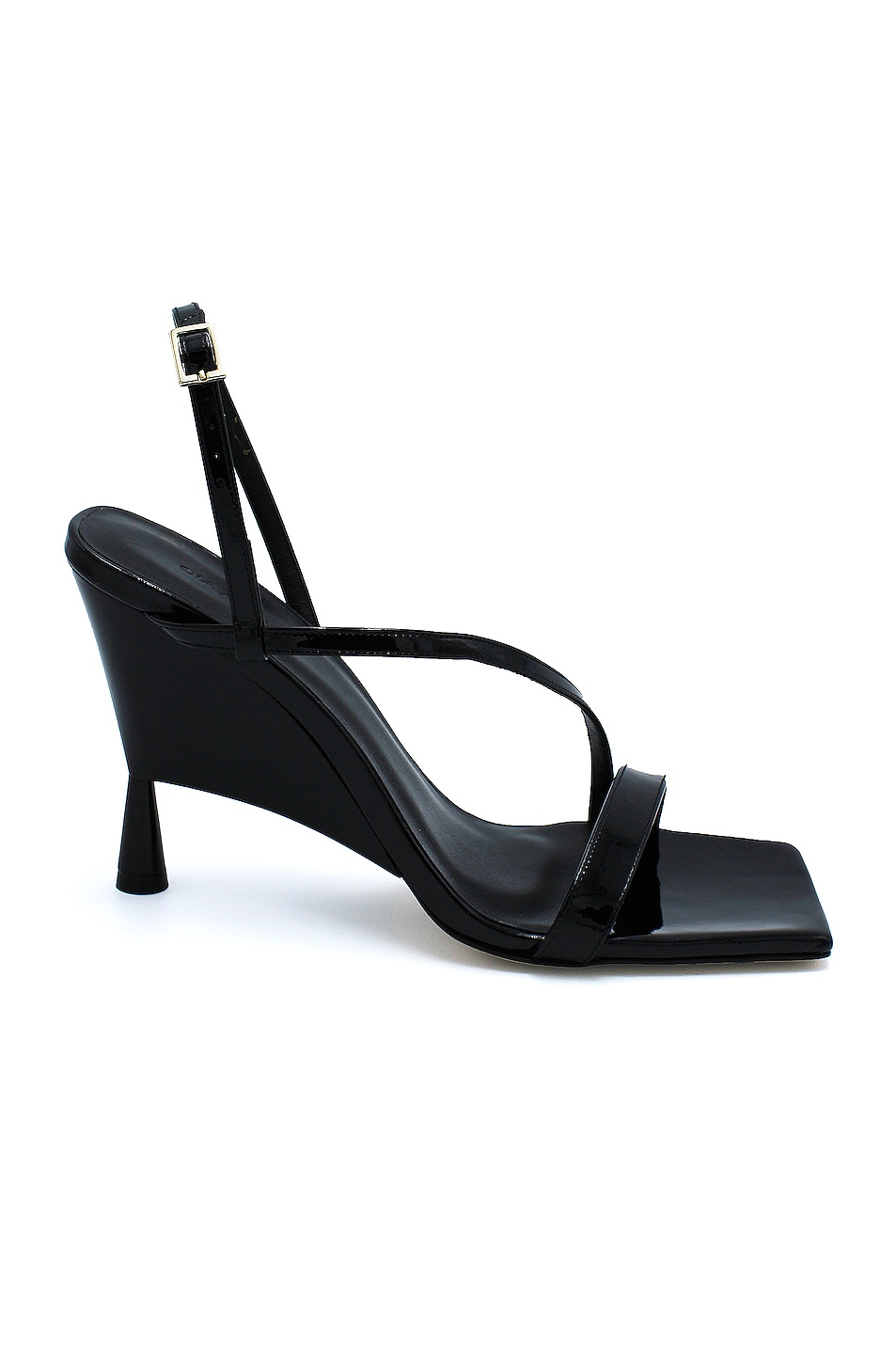Image 1 of GIA BORGHINI x RHW Strappy Sandal in Black Patent