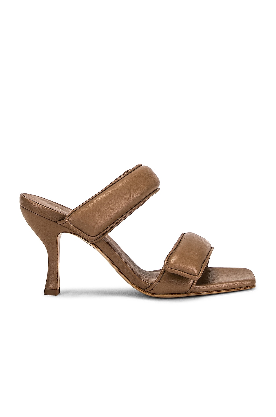 Image 1 of GIA BORGHINI x Pernille Teisbaek Two Strap Sandal in Nude Brown