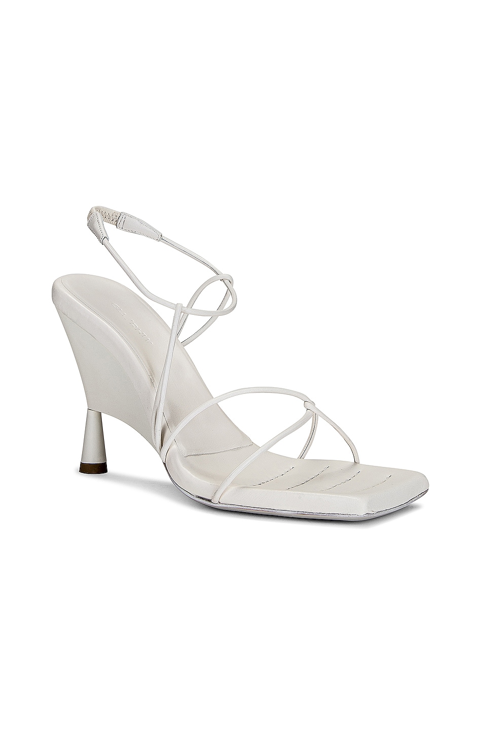 GIA BORGHINI x RHW Strappy Sandal in Ivory | FWRD