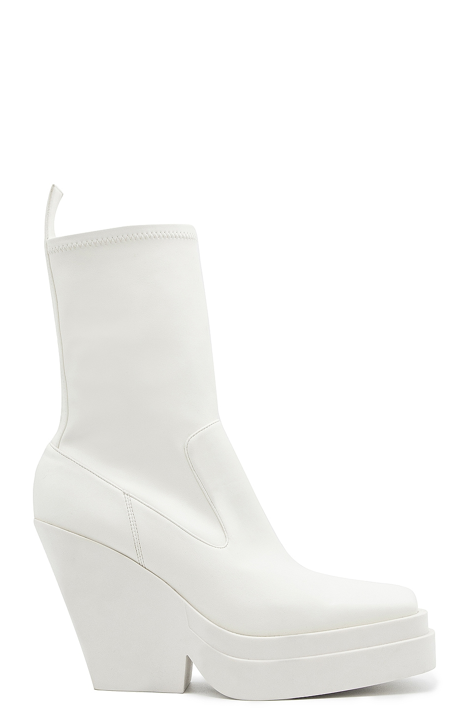 Image 1 of GIA BORGHINI Texan Ankle Boot in Ivory